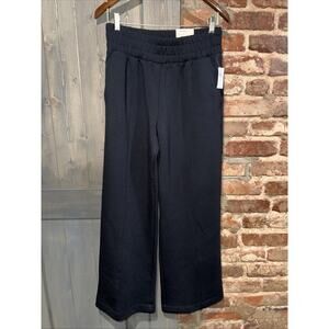 Old Navy NWT Active Bounce FleeceHigh Rise Wide Leg Breathable Sz M Black $45
